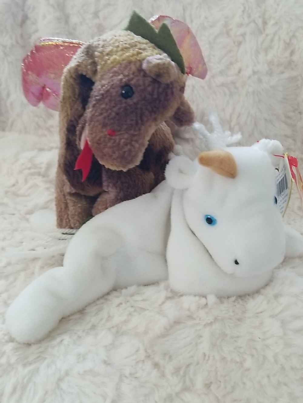 Ty Beanie Babies Scorch & Mystic Pair